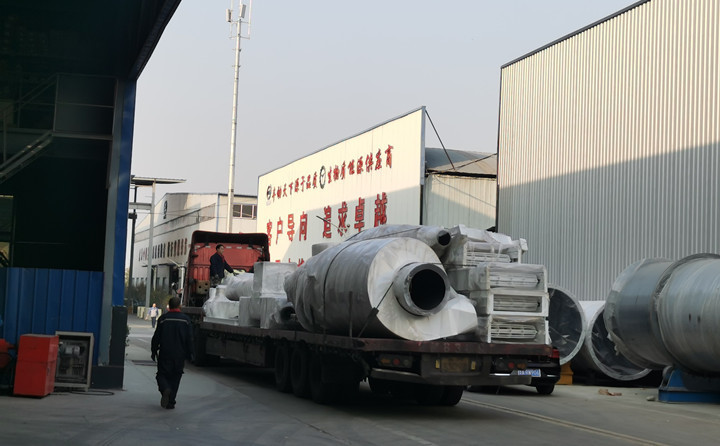 菌棒顆粒機(jī)裝車完成，發(fā)往安徽